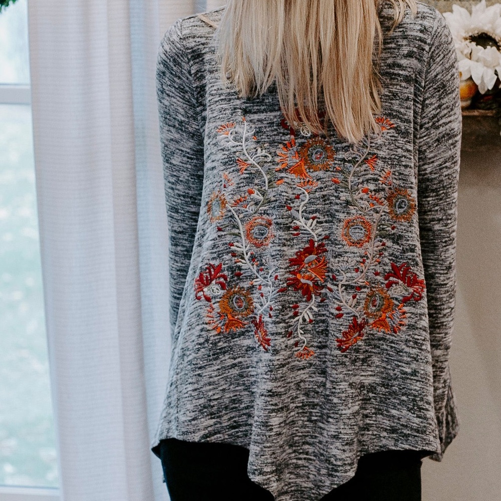 Gorgeous embroidered sweater